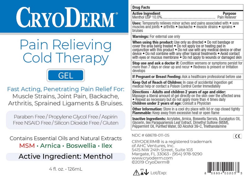 CryoDerm 4 oz Cold Therapy Gel - Image 5